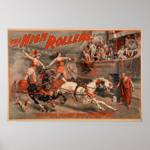 Poster Les Rollers Hauts - Ben Hur Théâtre "Plier Elle"