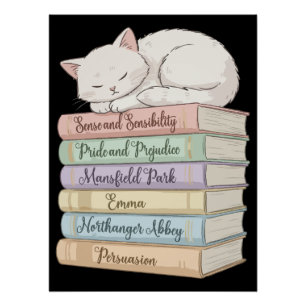 Poster Les romans de Jane Austen IX
