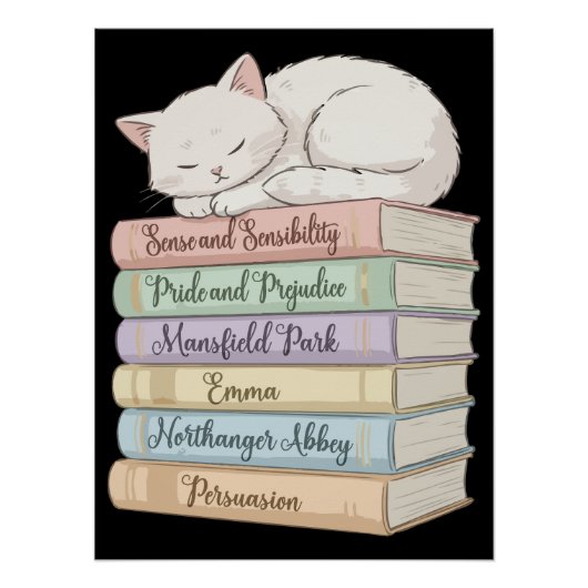 Poster Les romans de Jane Austen IX (Devant)