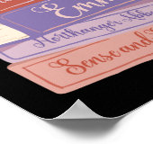 Poster Les romans de Jane Austen V (Coin)
