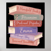 Poster Les romans de Jane Austen V (Devant)