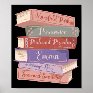 Poster Les romans de Jane Austen V