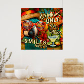 Poster Les Rondages Ne Vont Que Là Où Les Sourires Ont Ét (Cuisine)