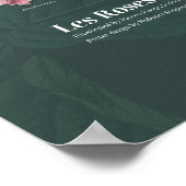 Poster Les Roses de Redouté (Coin)
