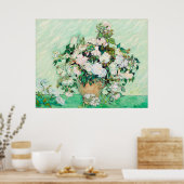 Poster Les Roses de Van Gogh (Cuisine)
