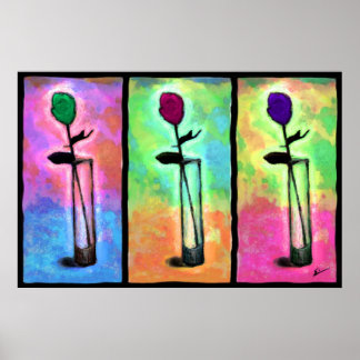 Poster Les roses sont rouges