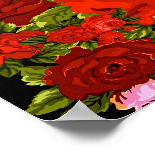 Poster Les roses sont rouges (Coin)