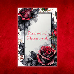 Poster Les roses sont rouges, le fil de l'espoir - Monogr