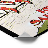 Poster Les roulements, c. Annonce Art nouveau 1896 (Coin)