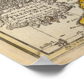 Poster Les routes d'Angleterre et du Pays de Galles (Coin)