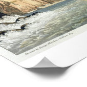 Poster Les routes, Sainte-Hélène, gravée par Robert Havel (Coin)