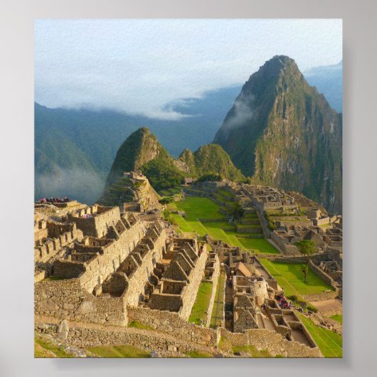 Poster Les ruines de Machu Picchu (Devant)
