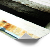 Poster Les ruines de Pompéi - marché aux temples (Coin)