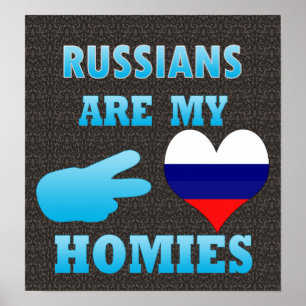 Poster Les Russes sont mon Homies