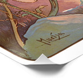 Poster Les Saisons Lete - 1896 - Alphonse Mucha (Coin)