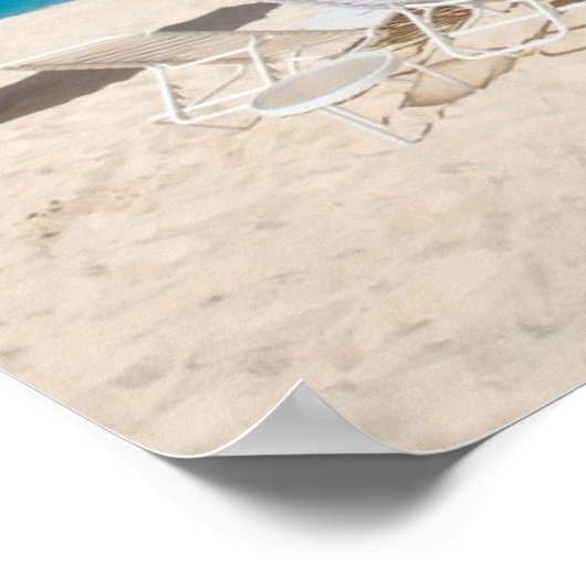 Poster Les salons sur la plage (Coin)