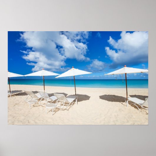 Poster Les salons sur la plage (Devant)