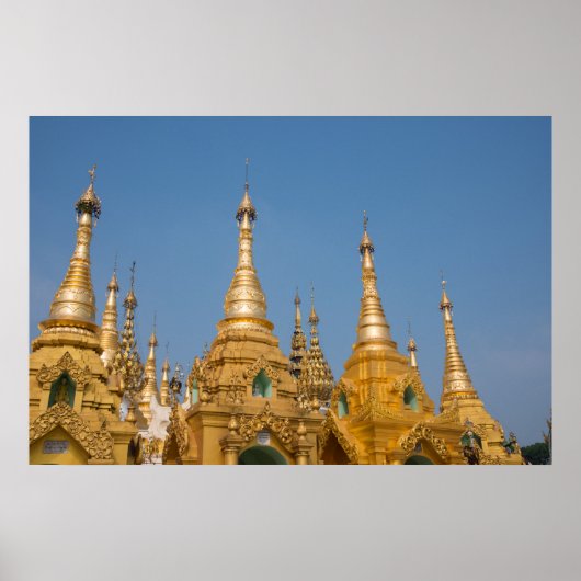 Poster Les sanctuaires bouddhistes (Devant)