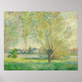 Poster Les saules de Claude Monet (Devant)