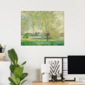 Poster Les saules de Claude Monet (Bureau à domicile)