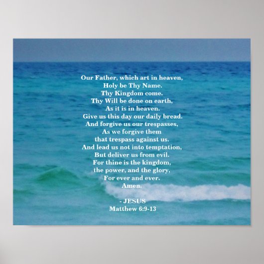 POSTER LES SEIGNEUR PRIENT (Devant)