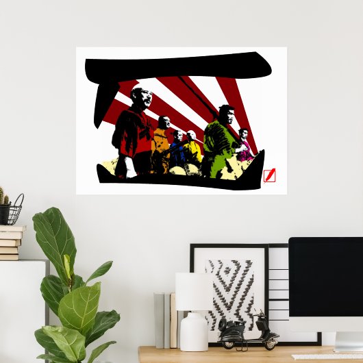 Poster Les Sept (Bureau à domicile)