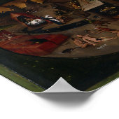 Poster Les sept péchés mortels par Hieronymus Bosch (Coin)