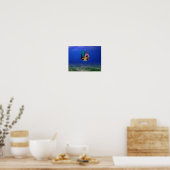 Poster Les sirènes aidant les homards. (Cuisine)