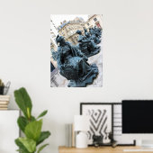 Poster Les Six Continents au Musée d'Orsay (Bureau à domicile)