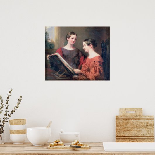 Poster Les Soeurs, 1839 (Cuisine)