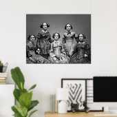 Poster Les soeurs Clark victoriennes (Bureau à domicile)