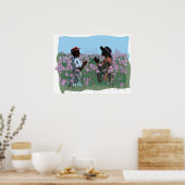 Poster Les Soeurs d'Art Movie Violet Couleur Jouent à vou (Cuisine)