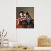 Poster Les Soeurs de l'Artiste Signe et Henriette (Cuisine)