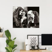 Poster Les soeurs fument la photo Vintage (Bureau à domicile)