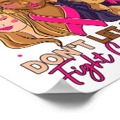 Poster Les soeurs ne laissent pas les soeurs combattre se (Coin)