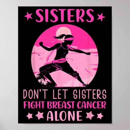 Poster Les Soeurs Ne Permettent Pas De Lutter Seul Contre (Devant)