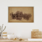 Poster Les soldats de Buffalo de la 25e infanterie (Cuisine)