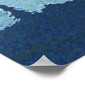 Poster Les sommets Blue Mountain (Coin)