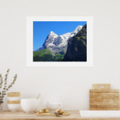 Poster Les sommets des Alpes suisses (Cuisine)
