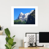 Poster Les sommets des Alpes suisses (Bureau à domicile)
