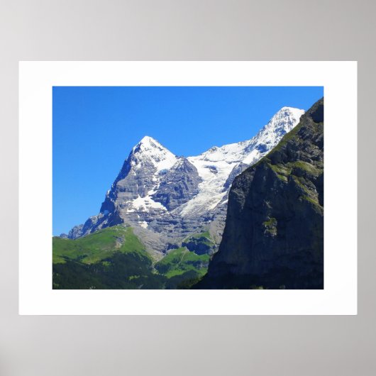 Poster Les sommets des Alpes suisses (Devant)