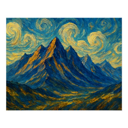 Poster Les sommets des tourbillons (Devant)