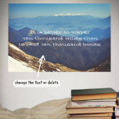 Poster Les sommets enneigés