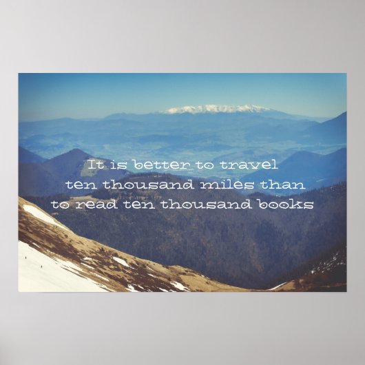 Poster Les sommets enneigés (Devant)