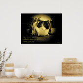 Poster Les souris amusantes Peep Hole Kitty Haiku (Cuisine)