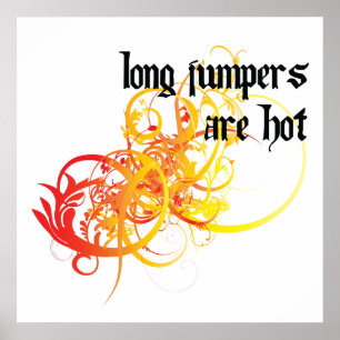 Poster Les Souris Longues Sont Chauds