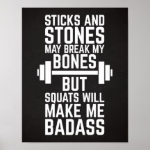 Les Squats Me Feront Une Citation De Salle De Spor