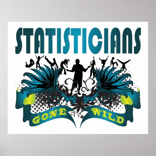 Poster Les statisticiens sont devenus sauvages (Devant)