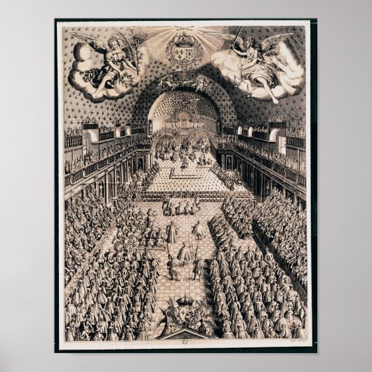 Poster Les successions générales au théâtre Bourbon (Devant)