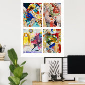 Poster Les tableaux de Kandinsky (Bureau à domicile)